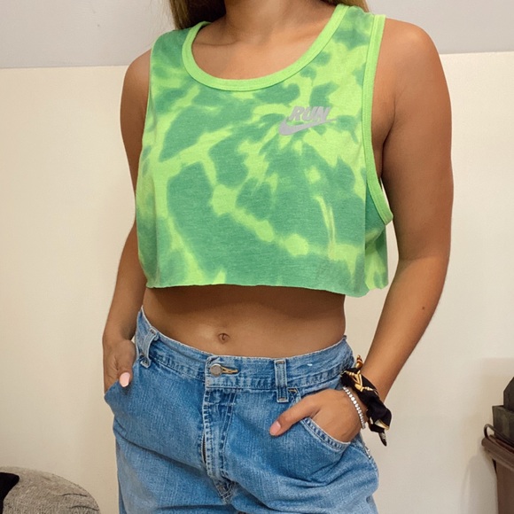 reworked nike crop top